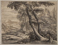 O+ 025
          <br/>
          Italianiserend landschap
          <br/>
          <em>Swanevelt, Herman van (ca. 1600-1655) - toegeschreven aan</em>